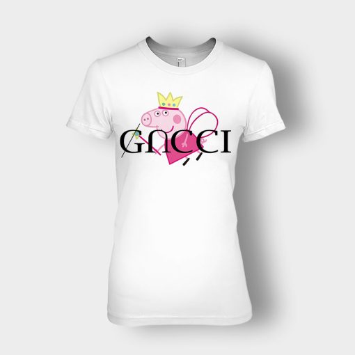 Peppa-Pig-Fairy-Gucci-Inspired-Ladies-T-Shirt-White