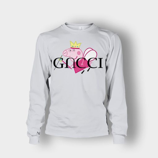 Peppa-Pig-Fairy-Gucci-Inspired-Unisex-Long-Sleeve-Ash