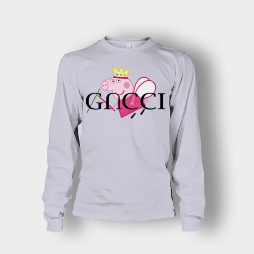 Peppa-Pig-Fairy-Gucci-Inspired-Unisex-Long-Sleeve-Sport-Grey