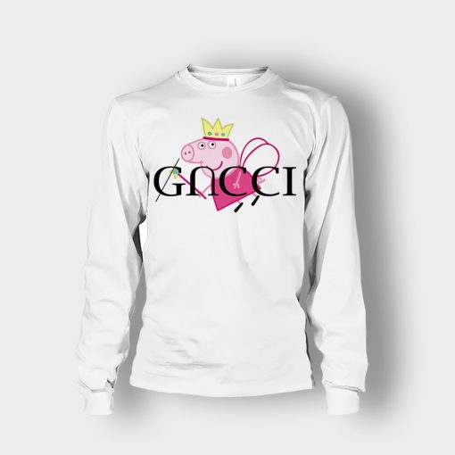 Peppa-Pig-Fairy-Gucci-Inspired-Unisex-Long-Sleeve-White