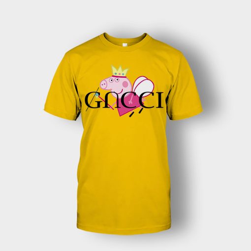 Peppa-Pig-Fairy-Gucci-Inspired-Unisex-T-Shirt-Gold