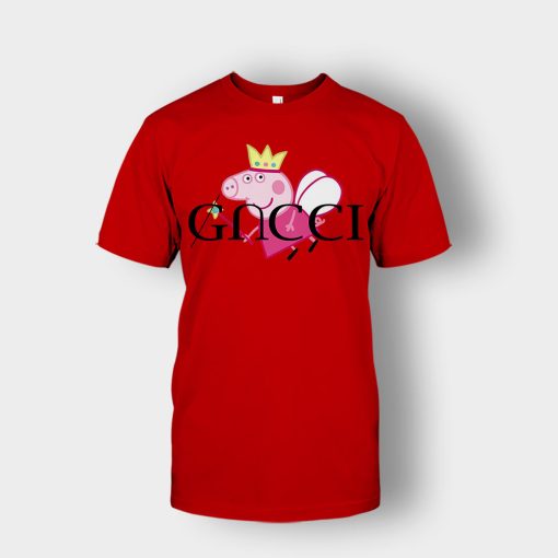 Peppa-Pig-Fairy-Gucci-Inspired-Unisex-T-Shirt-Red