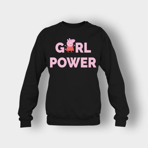 Peppa-Pig-Girl-Power-Crewneck-Sweatshirt-Black
