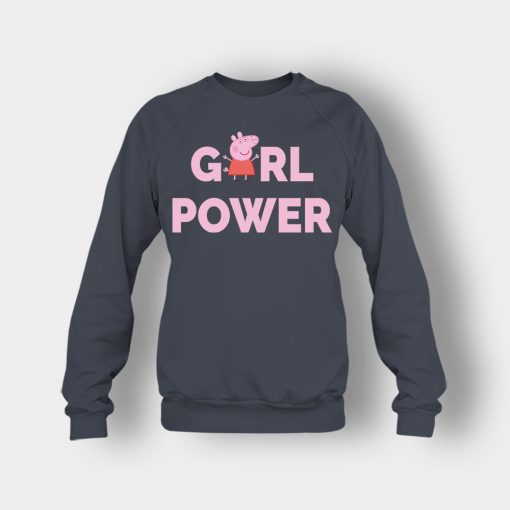 Peppa-Pig-Girl-Power-Crewneck-Sweatshirt-Dark-Heather