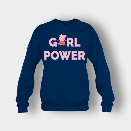 Peppa-Pig-Girl-Power-Crewneck-Sweatshirt-Navy
