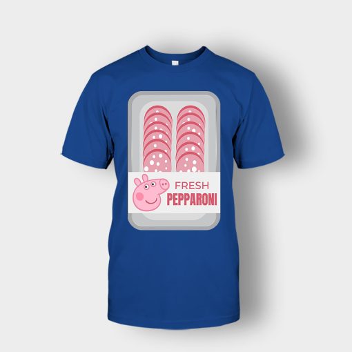 Peppa-Pig-Meat-Fresh-Pepparoni-Unisex-T-Shirt-Royal