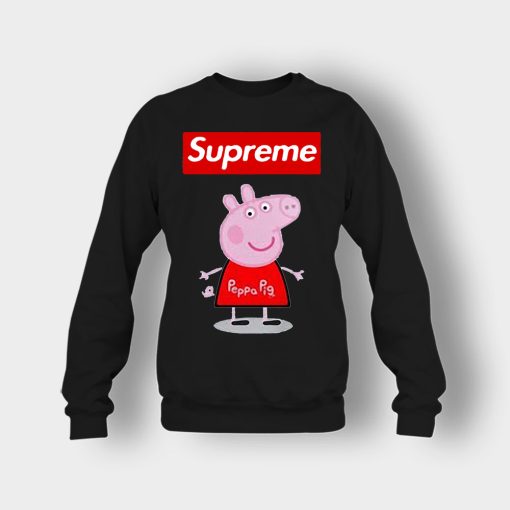 Peppa-Pig-Supreme-Crewneck-Sweatshirt-Black