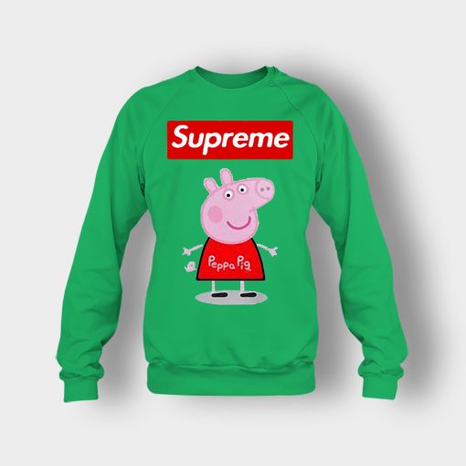 Peppa-Pig-Supreme-Crewneck-Sweatshirt-Irish-Green