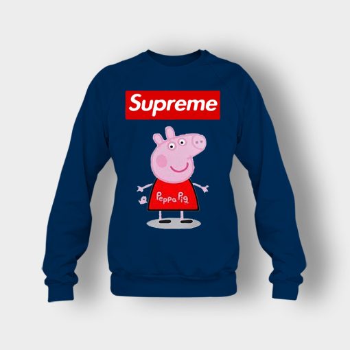 Peppa-Pig-Supreme-Crewneck-Sweatshirt-Navy