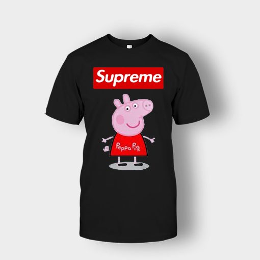 Peppa-Pig-Supreme-Unisex-T-Shirt-Black