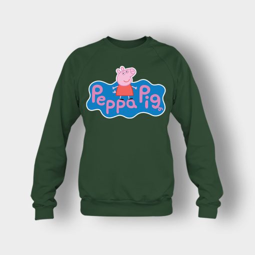 Peppa-Pig-logo-Crewneck-Sweatshirt-Forest