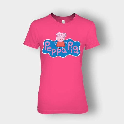 Peppa-Pig-logo-Ladies-T-Shirt-Heliconia