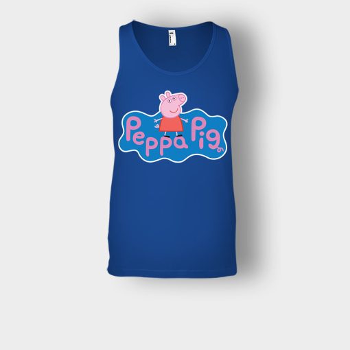 Peppa-Pig-logo-Unisex-Tank-Top-Royal