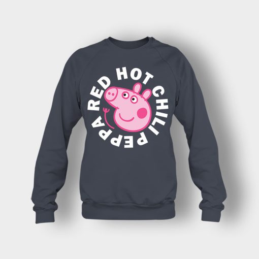 Peppa-Pig-red-hot-chili-Crewneck-Sweatshirt-Dark-Heather