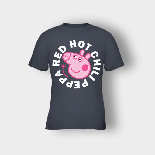 Peppa-Pig-red-hot-chili-Kids-T-Shirt-Dark-Heather