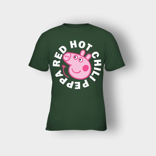 Peppa-Pig-red-hot-chili-Kids-T-Shirt-Forest