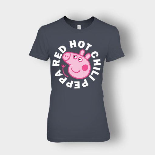 Peppa-Pig-red-hot-chili-Ladies-T-Shirt-Dark-Heather