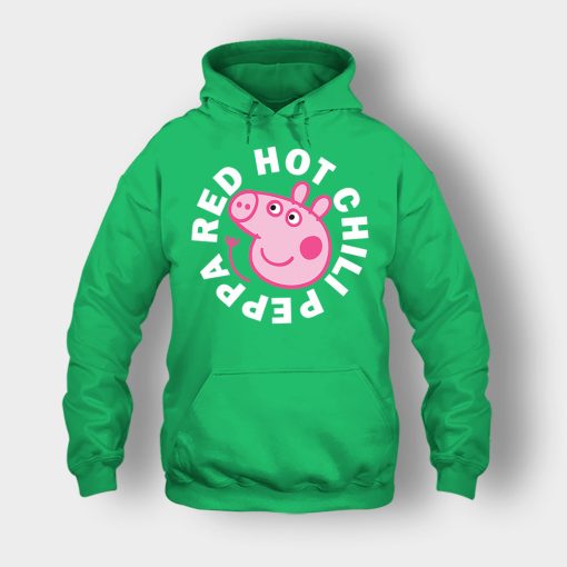 Peppa-Pig-red-hot-chili-Unisex-Hoodie-Irish-Green