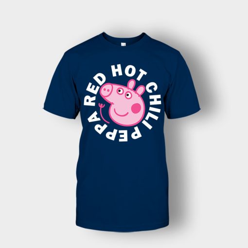 Peppa-Pig-red-hot-chili-Unisex-T-Shirt-Navy