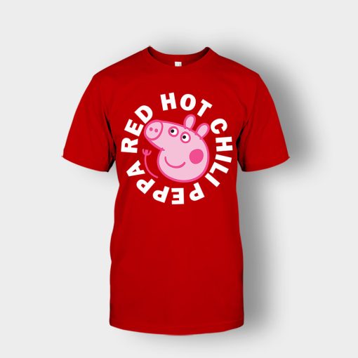 Peppa-Pig-red-hot-chili-Unisex-T-Shirt-Red