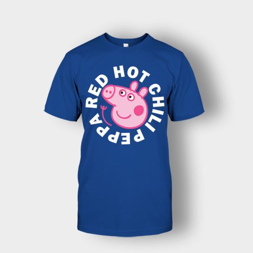 Peppa-Pig-red-hot-chili-Unisex-T-Shirt-Royal