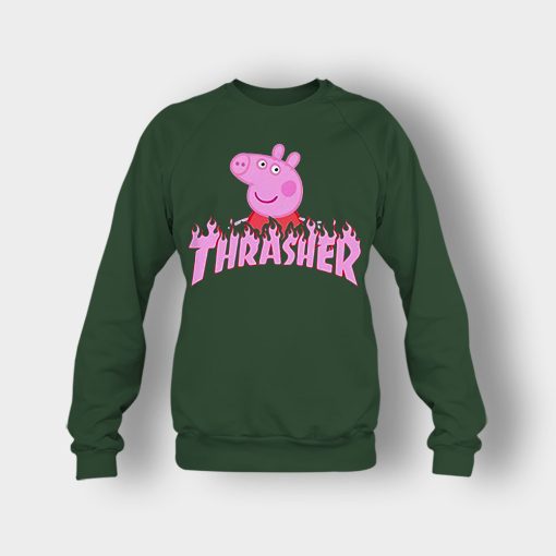 Peppa-Pig-thrasher-Crewneck-Sweatshirt-Forest