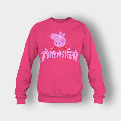 Peppa-Pig-thrasher-Crewneck-Sweatshirt-Heliconia