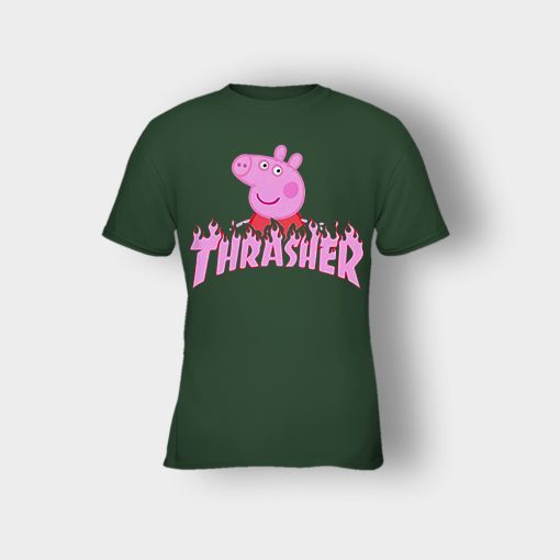 Peppa-Pig-thrasher-Kids-T-Shirt-Forest