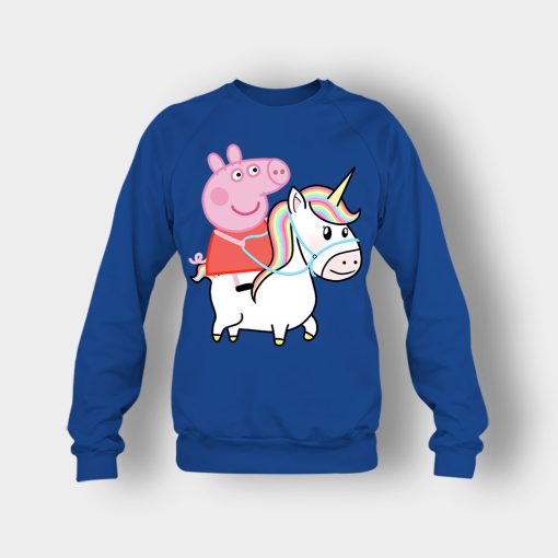Peppa-pig-Unicorn-Crewneck-Sweatshirt-Royal