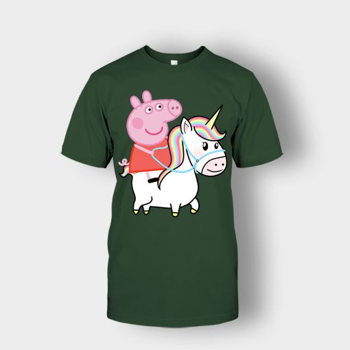 Peppa-pig-Unicorn-Unisex-T-Shirt-Forest