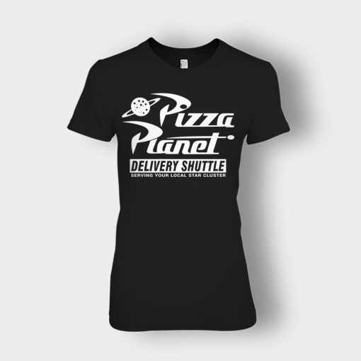Pizza-Planet-Delivery-Shuttle-Disney-Toy-Story-Ladies-T-Shirt-Black