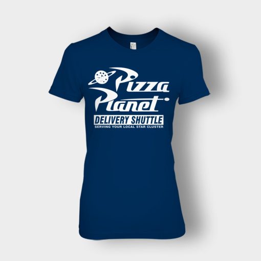 Pizza-Planet-Delivery-Shuttle-Disney-Toy-Story-Ladies-T-Shirt-Navy