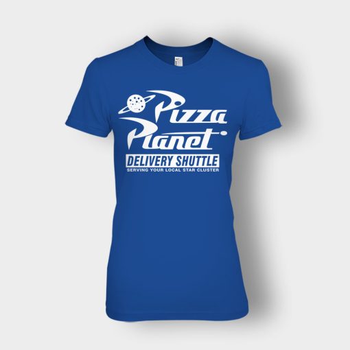 Pizza-Planet-Delivery-Shuttle-Disney-Toy-Story-Ladies-T-Shirt-Royal