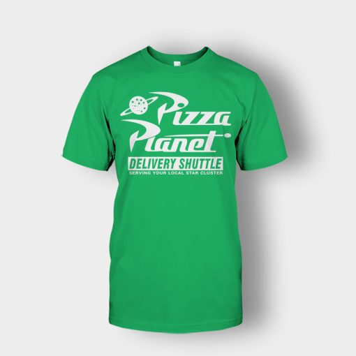 Pizza-Planet-Delivery-Shuttle-Disney-Toy-Story-Unisex-T-Shirt-Irish-Green