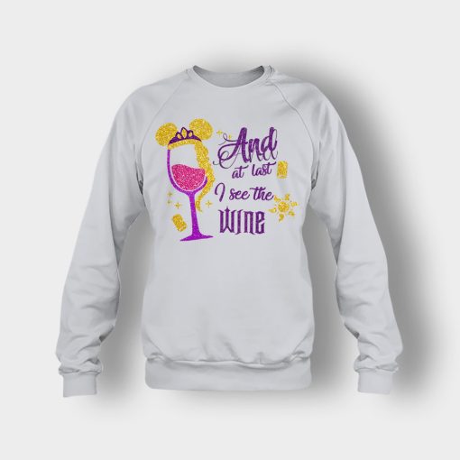 Rapunzel-Wine-Glitter-Tangled-Disney-Inspired-Crewneck-Sweatshirt-Ash