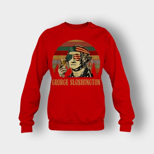 Retro-Vintage-George-Sloshington-4th-Of-July-Independence-Day-Patriot-Crewneck-Sweatshirt-Red