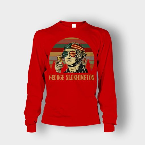 Retro-Vintage-George-Sloshington-4th-Of-July-Independence-Day-Patriot-Unisex-Long-Sleeve-Red