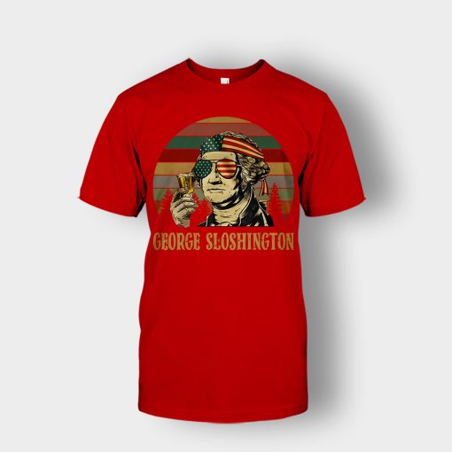 Retro-Vintage-George-Sloshington-4th-Of-July-Independence-Day-Patriot-Unisex-T-Shirt-Red