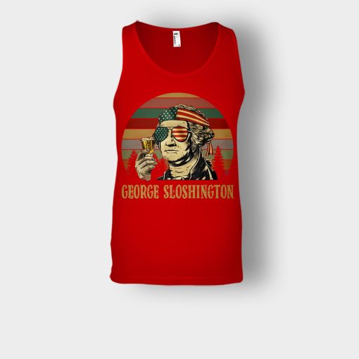 Retro-Vintage-George-Sloshington-4th-Of-July-Independence-Day-Patriot-Unisex-Tank-Top-Red