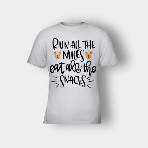Run-All-The-Miles-Eat-All-The-Snacks-Mickey-Kids-T-Shirt-Ash