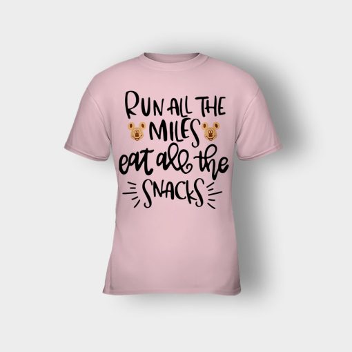 Run-All-The-Miles-Eat-All-The-Snacks-Mickey-Kids-T-Shirt-Light-Pink