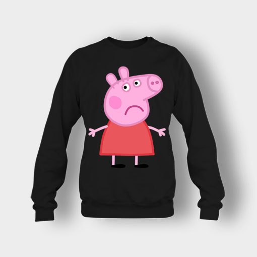 Sad-Peppa-Pig-Crewneck-Sweatshirt-Black