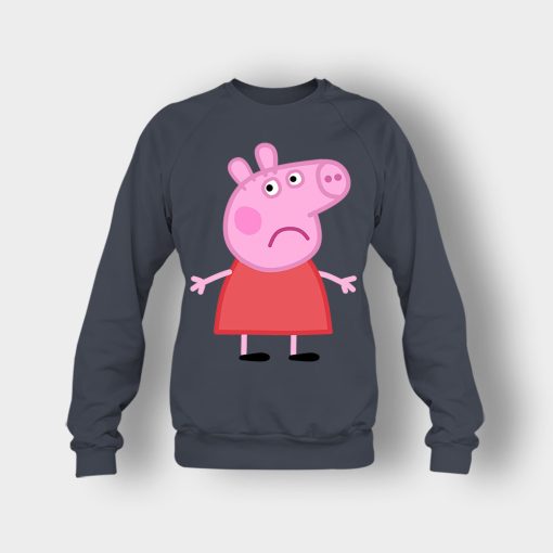 Sad-Peppa-Pig-Crewneck-Sweatshirt-Dark-Heather