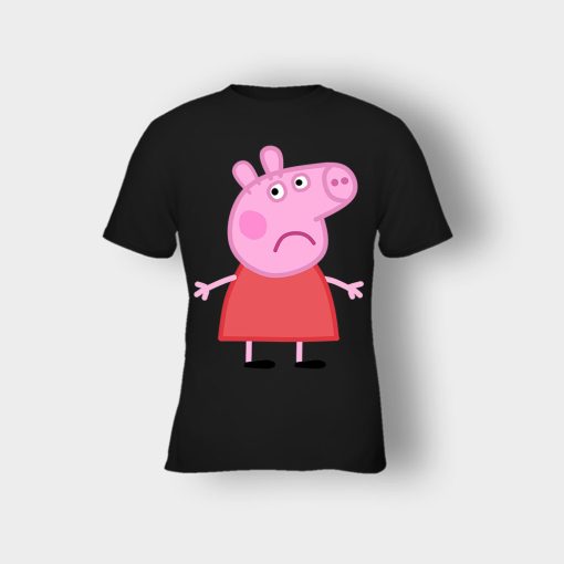 Sad-Peppa-Pig-Kids-T-Shirt-Black