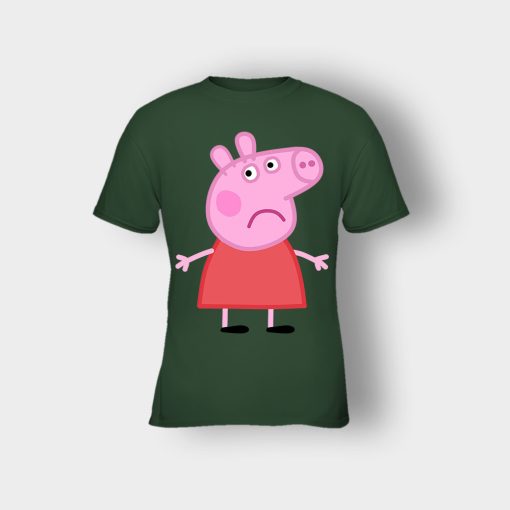 Sad-Peppa-Pig-Kids-T-Shirt-Forest
