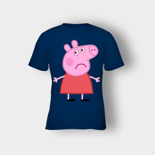 Sad-Peppa-Pig-Kids-T-Shirt-Navy