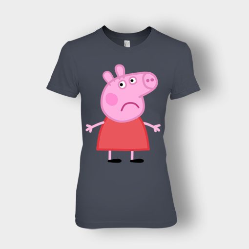 Sad-Peppa-Pig-Ladies-T-Shirt-Dark-Heather