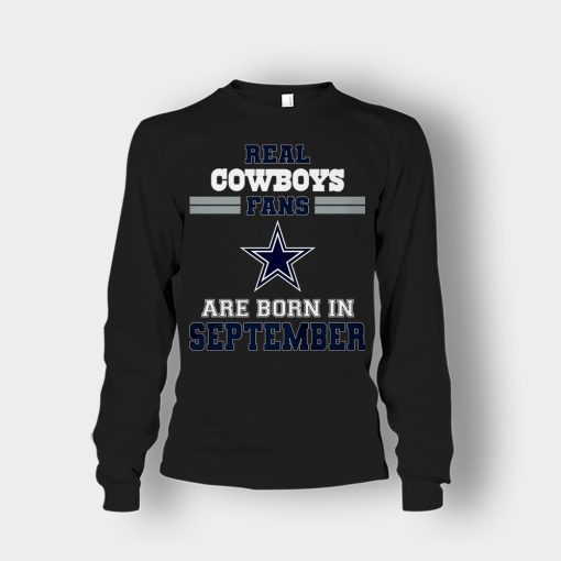 September-Birthday-Dallas-Cowboys-Fan-Unisex-Long-Sleeve-Black