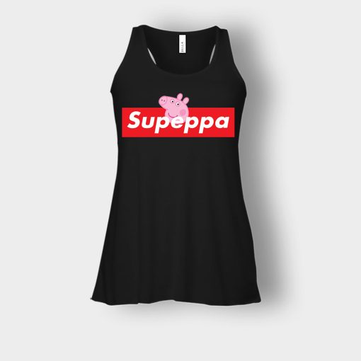 Supreme-Peppa-Pig-Supeppa-Bella-Womens-Flowy-Tank-Black