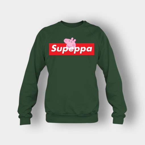 Supreme-Peppa-Pig-Supeppa-Crewneck-Sweatshirt-Forest